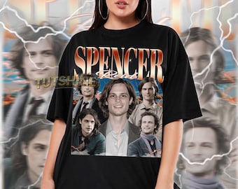 Spencer Reid Criminal Minds Vintage T-shirt, present till kvinna och man Unisex T-shirt