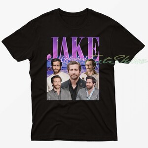 JAKE GYLLENHAAL Actor Tribute T-shirt - Jake Gyllenhaal 90&#39;s Tee, Funny Jake Gyllenhaal, Gyllenhaal Homage Shirt, Jake Gyllenhaal Fanclub