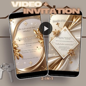 Glamorous Housewarming Invitation Digital | digital housewarming VIDEO invitation template, House Warming Invites, Sweet housewarming party