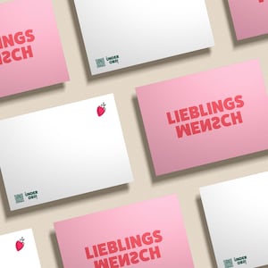 Carte postale typographique – Merci, Joyeux anniversaire et compagnie – Cartes élégantes pour toutes les occasions