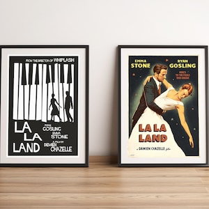Póster de La La Land / Arte imprimible de La La Land / Póster de la película La La Land / Arte cinematográfico / Decoración del hogar / Decoración de pared