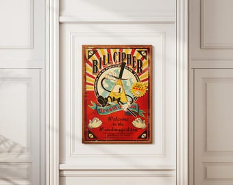 Gravity Falls Poster, Bill Cipher Weirdmageddon Poster, Vintage Poster, Digital Poster, Retro Posters, Wall Art, Gifts For Women/Men