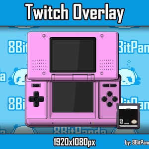 Retro Twitch Overlay NDS Pink