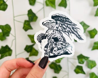 Icarus Sticker - Hand-Drawn Mythology Art