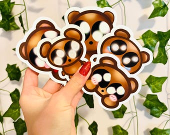 Hand-Drawn Bear Sticker Pack - Glossy Stickers