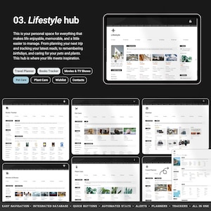 2026 Notion Life Planner | All-in-One Notion Template | Notion Planner Template | Notion Dashboard Aesthetic | Second Brain Digital Planner image 6