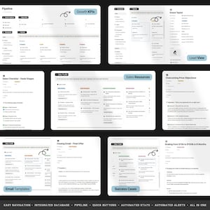 Notion CRM Client Tracker Template | Client Management, Project Tracker ...