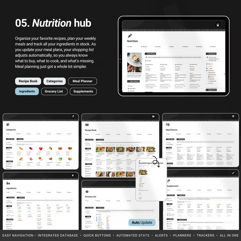 2026 Notion Life Planner | All-in-One Notion Template | Notion Planner Template | Notion Dashboard Aesthetic | Second Brain Digital Planner image 8