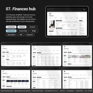 2026 Notion Life Planner | All-in-One Notion Template | Notion Planner Template | Notion Dashboard Aesthetic | Second Brain Digital Planner image 10