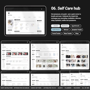 2026 Notion Life Planner | All-in-One Notion Template | Notion Planner Template | Notion Dashboard Aesthetic | Second Brain Digital Planner image 9