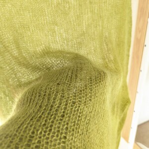 Luxurious Silk-Kid-Mohair Sweater: Boat Neck, Long Sleeves, Straight Fit image 7