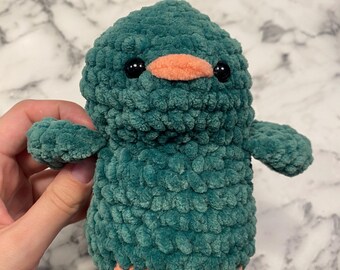 Crochet Duck Plushie, Duck Lover Gift