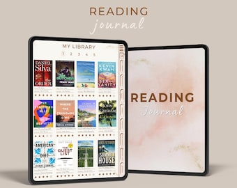 GoodNotes Reading Journal, Digital Journal, Reading Planner, Book Tracker, Reading Tracker, Digital Notebook, Reading Log, GoodNotes Journal