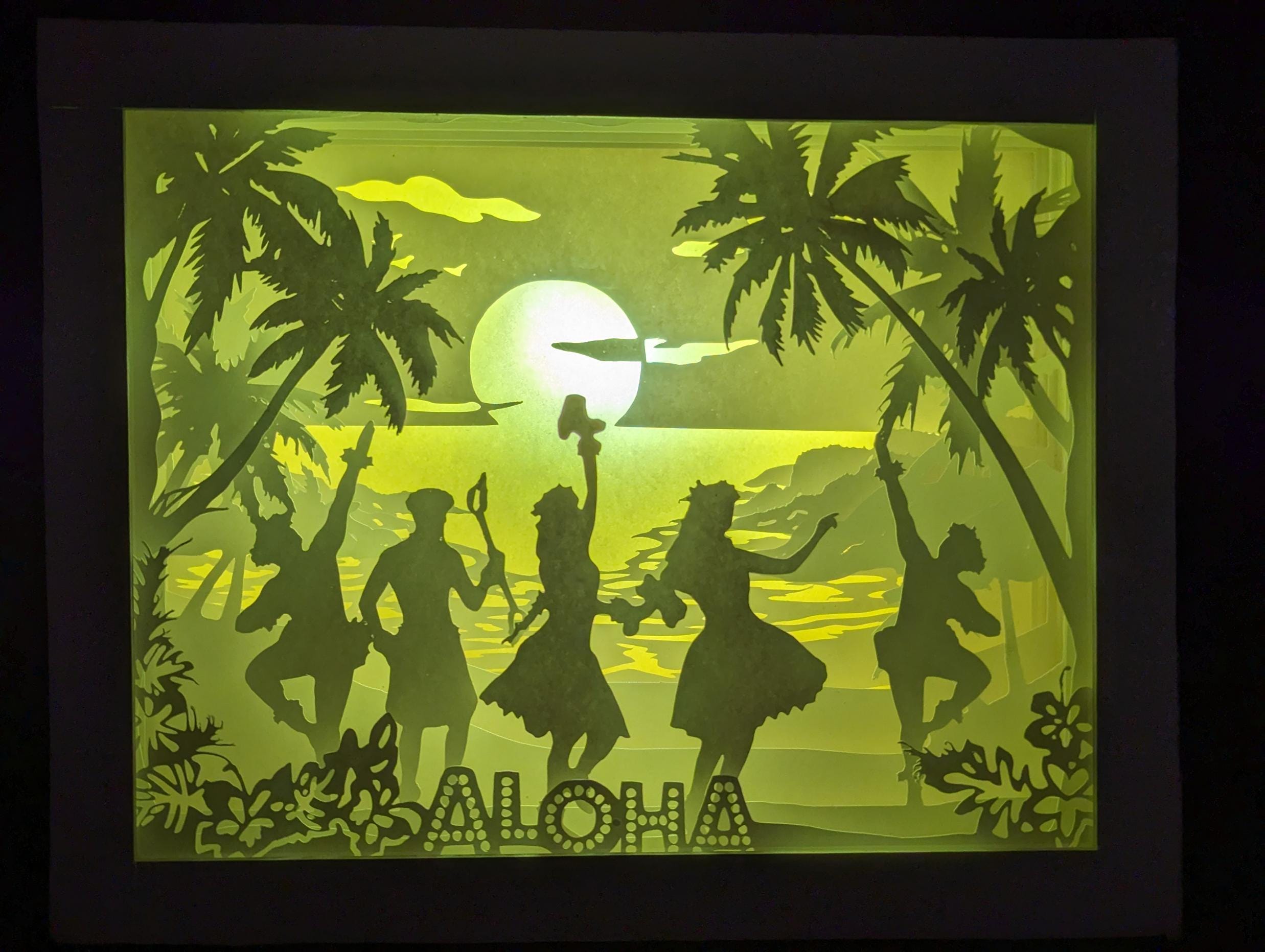 Hawaiian hula lamp - Etsy 日本