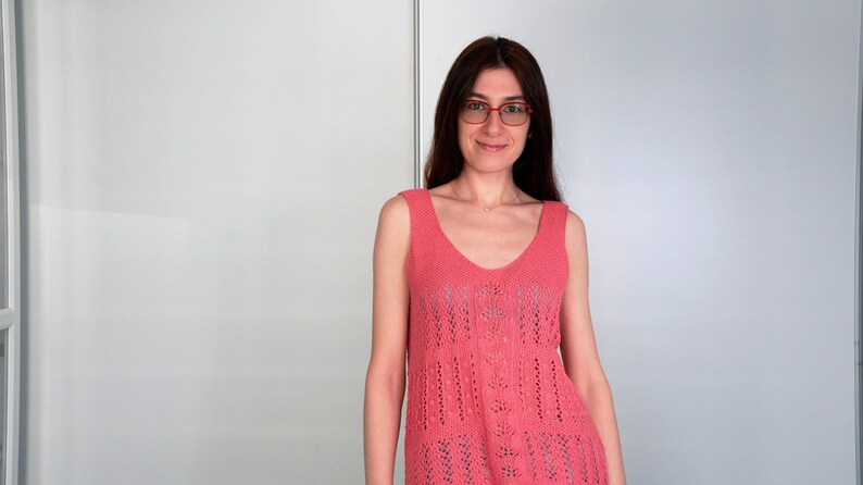 PDF Knitting Pattern 'Country Top' (English/Russian) image 3