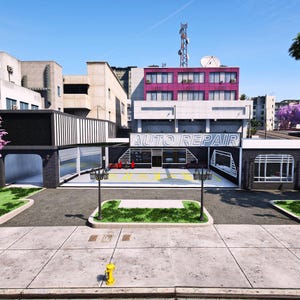 MAP - Auto Repair Mechanic Alta Vinewood - FiveM MLO
