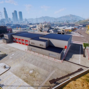 KAART - Brandweerkazerne El Burro Heights - FiveM MLO
