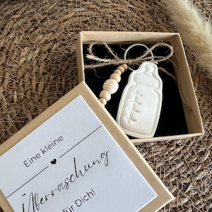 Geschenk Patentante | Patenonkel | Schlüsselanhänger Baby | Willst du meine Patentante werden? | Überraschungsbox Babygeschenk Handmade