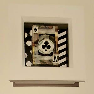 Kreuz As Holzbox - Streichholzschachtel Art