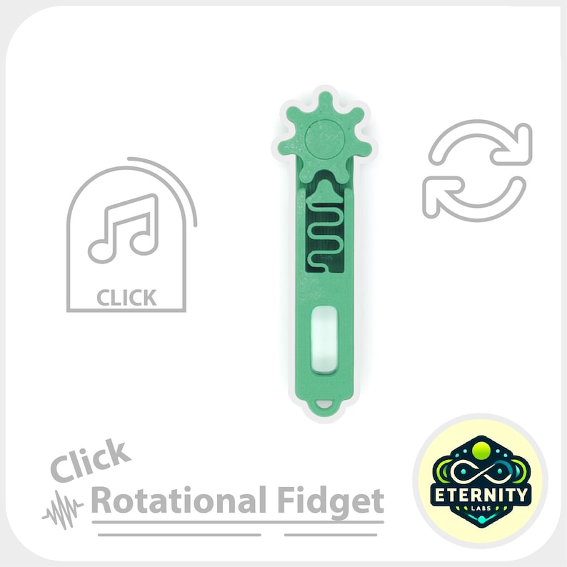 Rotational Fidgets - Click, No Click, Magnetic, Tactile Sensation, and ...