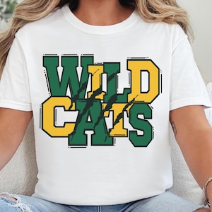 Wildcats Football Comfort Colors Tee: Game Day Spirit Wear