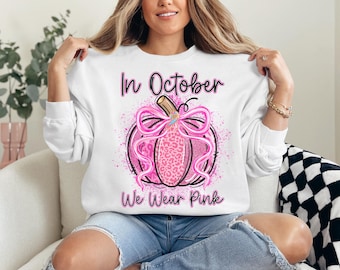 Breast Cancer Awareness Shirt Pink Checker Bow Graphic Tee Comfort Colors Support Gift
