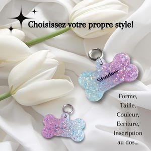 Personalized Glitter Pet Tag/Id Tag