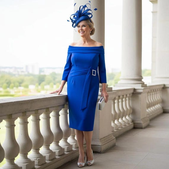 Veromia Dress VO9184 Mother of the Bride / Groom UK Size 16 - Etsy