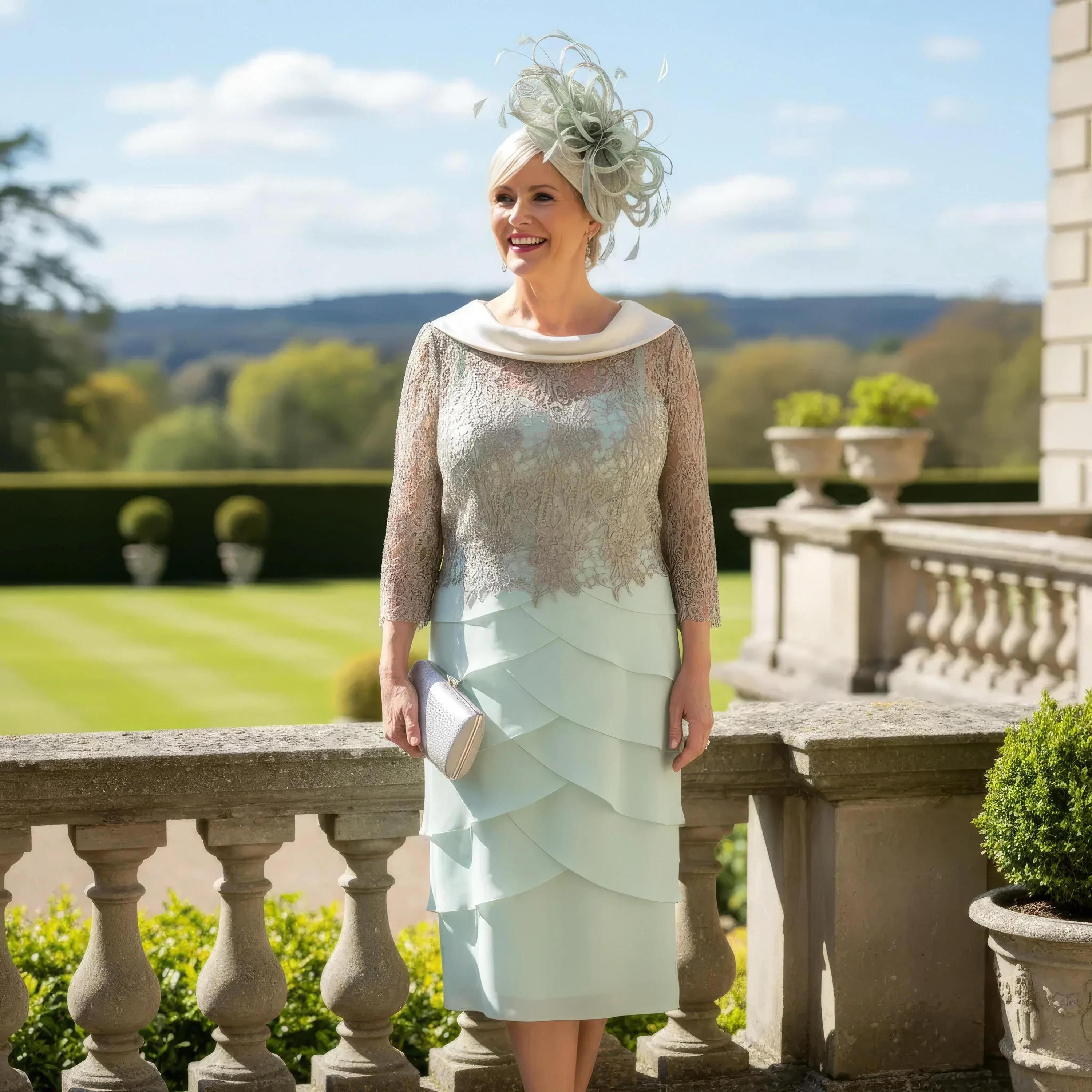 sachin and babi light blue dress Couture Club by Rosa Clara Mother of the Bride Outfits main image 1