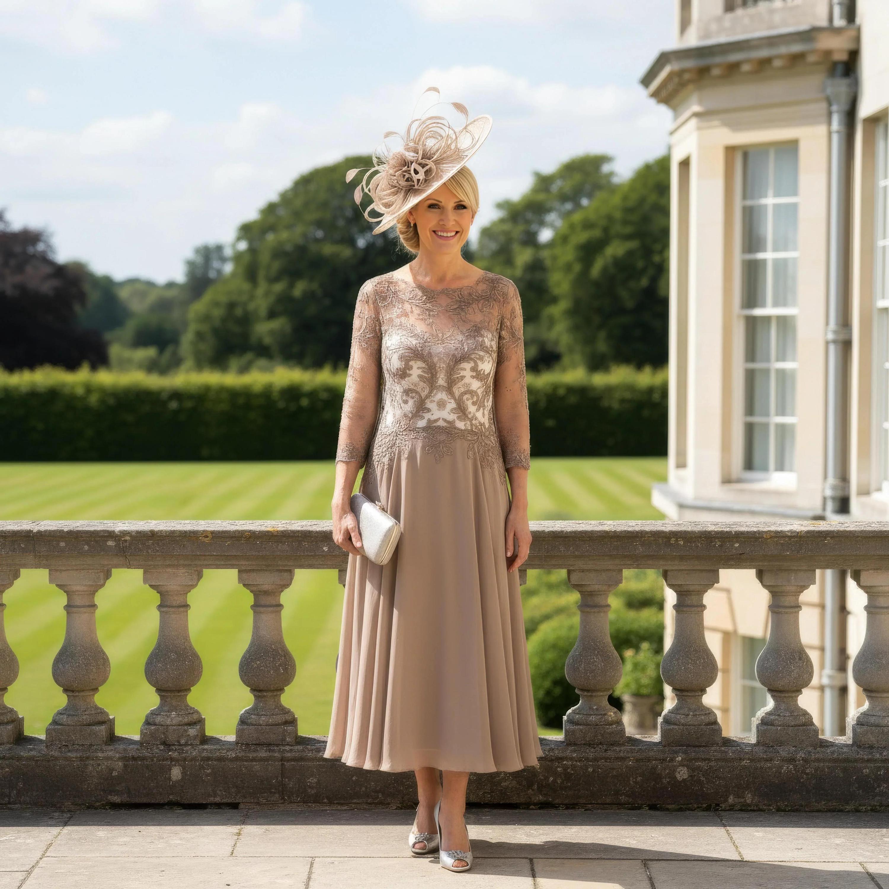 Mother of the Groom Taupe Dresses - Etsy