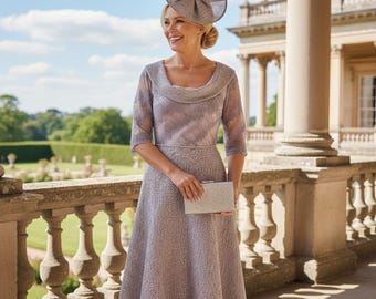 Dusty Pink Mother of the Bride Dress - Lizabella 2920 Mother of the Bride / Groom UK Size 10