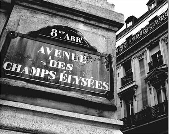 Avenue des Champs Elysees, Paris.