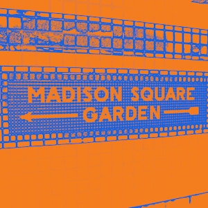 Madison Square Garden Subway Sign (Knicks OR Rangers) 8x10 inches.