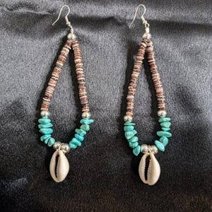Silver & Shell Earings