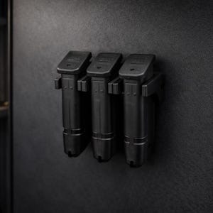 Magnetiska magasinhållare för vapenskåp - Set om 3 | Platsbesparande förvaring