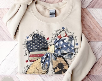 USA Sweatshirt, 4th of July Sweatshirt, Patriotic Sweatshirt, America Sweatshirt, Independence Day, Red White Blue, Memorial Day Sweatshirt