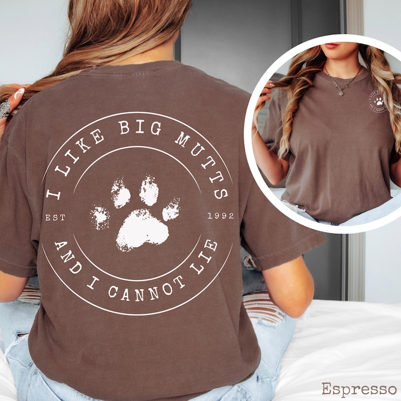 Funny Dog Shirt Vintage Style Retro Design Graphic Tee Dog Mom Humor Gift Rescue Supporter Animal Lover Cotton Apparel Mixed Breed Mutt Clothing Perfect Birthday Present Christmas Gift Comfortable Fabric Quality Printing Durable Everyday