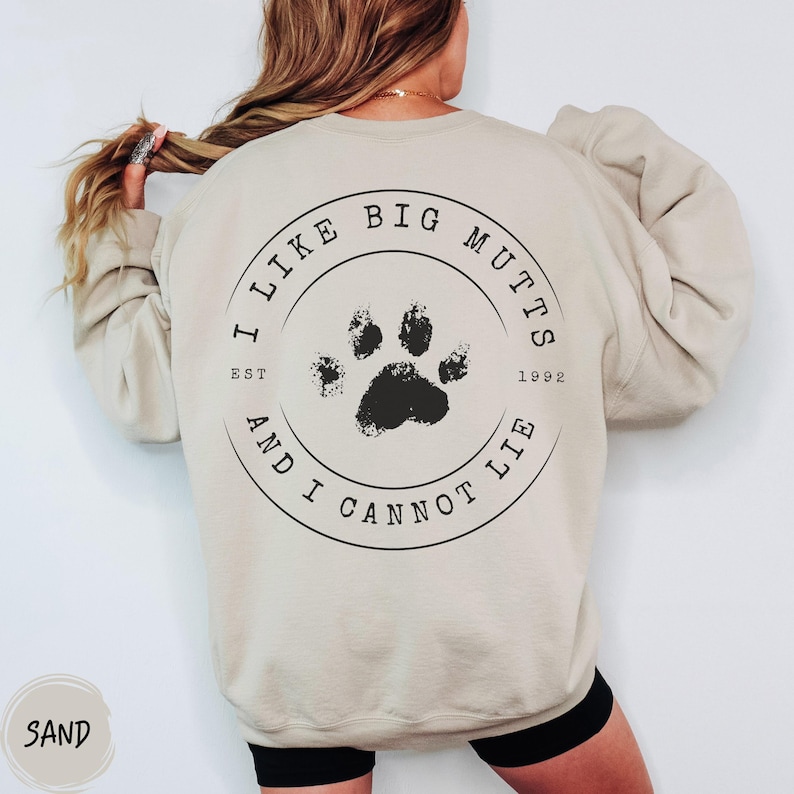 Funny Dog Shirt Vintage Style Retro Design Graphic Tee Mom Humor Gift Rescue Supporter Animal Lover Cotton Apparel Mixed Breed Mutt Clothing Bild 7