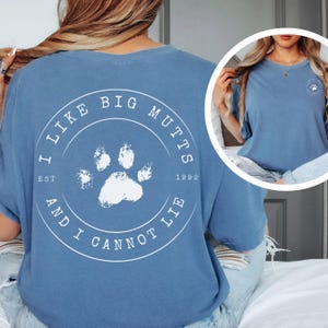 Funny Dog Shirt Vintage Style Retro Design Graphic Tee Dog Mom Humor Gift Rescue Supporter Animal Lover Cotton Apparel Mixed Breed Mutt Clothing Perfect Birthday Present Christmas Gift Comfortable Fabric Quality Printing Durable Everyday