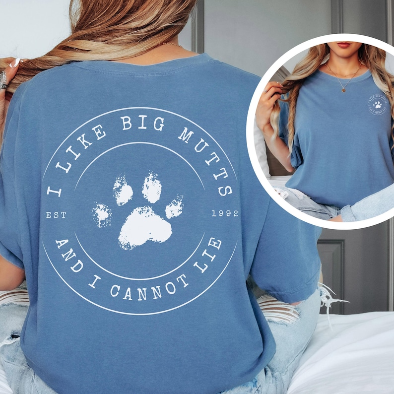 Funny Dog Shirt Vintage Style Retro Design Graphic Tee Dog Mom Humor Gift Rescue Supporter Animal Lover Cotton Apparel Mixed Breed Mutt Clothing Perfect Birthday Present Christmas Gift Comfortable Fabric Quality Printing Durable Everyday