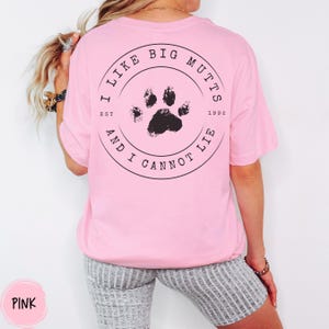 Funny Dog Shirt Vintage Style Retro Design Graphic Tee Mom Humor Gift Rescue Supporter Animal Lover Cotton Apparel Mixed Breed Mutt Clothing Bild 5