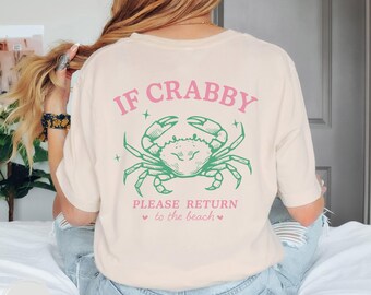 Beach Graphic Tee Shirt Summer Vacation Humor Top Coastal Design Funny Ocean Vibes Beach Bum Sarcastic Clothing Relaxed Fit Casual Wear