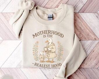 Funny Mom Sweatshirt, Silly Goose Sweatshirt, Trendy Mama Gift, Mother Day Gift, Cute Mama Sweatshirt, Mom Life Pullover, Mama Birthday Gift