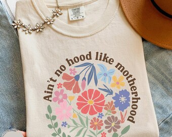 Funny Mama Shirt, Motherhood Shirt, Funny Mom Tee, Retro Mama Shirt, Cute Mom Gift, Mothers Day, Floral, Cool Moms Club, Christian Mom Tee