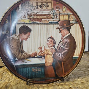 Norman Rockwell Collectable Plate &quot;A Time to Keep&quot;
