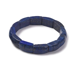 Lapis Lazuli Stretch Bracelet | Architectural Gemstone Collection