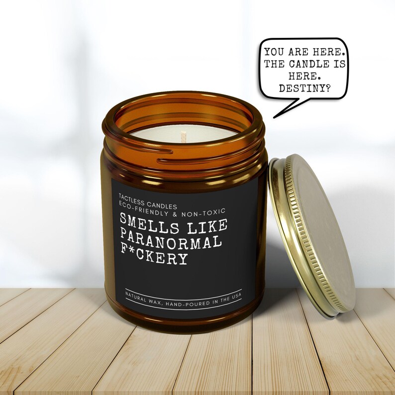 Ghost Hunting Candle, Smells like paranormal f*ckery, Paranormal stories gift, Spirit sound, Ouija board, Cursed present, Spirit Box image 2