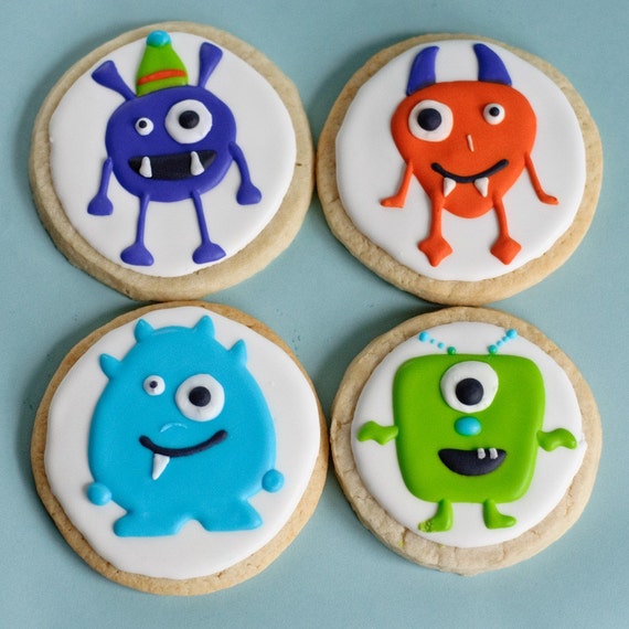Halloween Monster Cookies One dozen