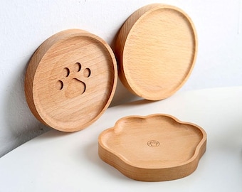 Podkładka pod kubek z dębu woak, drewniana podkładka pod napój, rustykalny wystrój domu, naturalna podkładka pod kubek z drewna, dekoracja stolika kawowego, ekologiczny prezent, podkładka pod kubek do wystroju domu