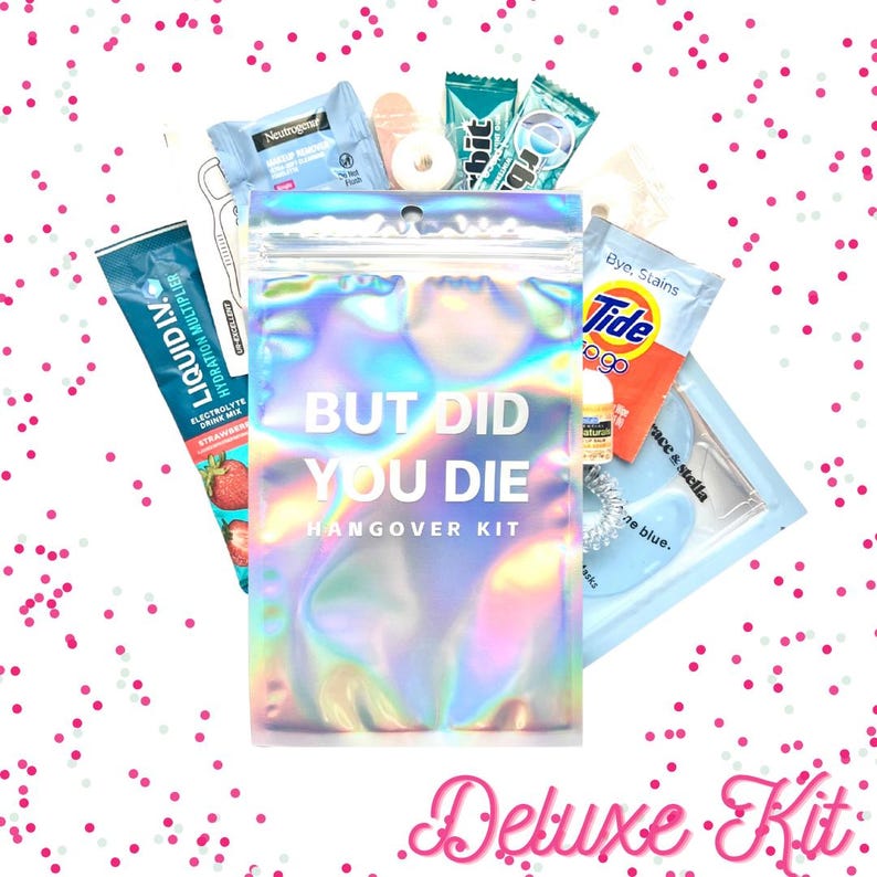 Bachelorette Survival Kit | Bachelorette Party Favors | Bridesmaid Favors | Hangover Recovery Kit | But Did You Die image 2